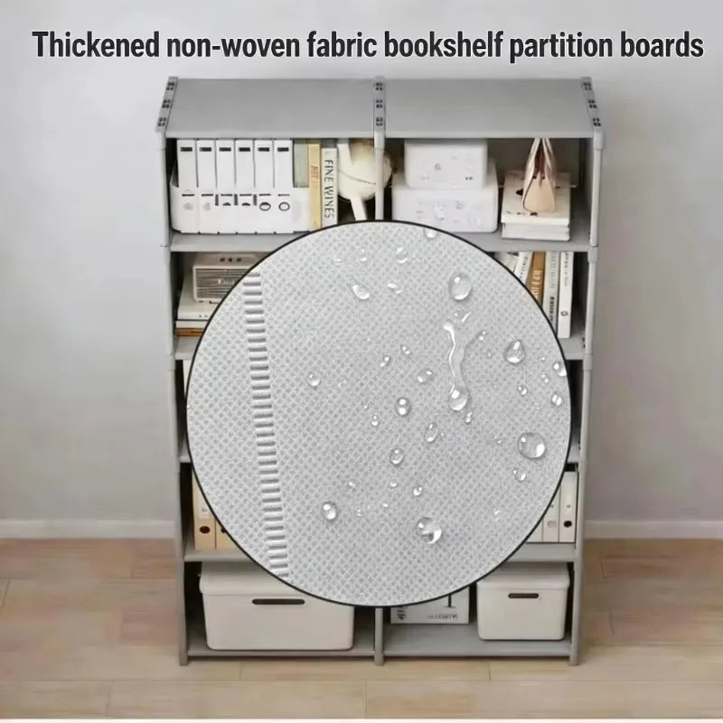 Multi-Layer Bookshelf Easy Assembly Bookcase Living Room Book Shelf Study Room Bedroom Storage Shelf Sundries Toys Cabinet